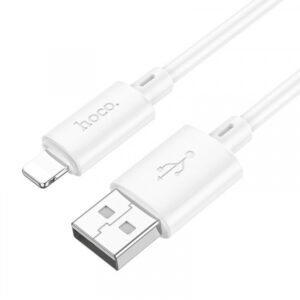 Cablu Date si Incarcare USB-A - Lightning HOCO X88, 18W, 1m, Alb