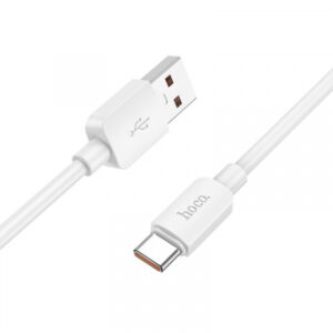 Cablu Date si Incarcare USB-A - USB-C HOCO X96, 100W, 1m, Alb