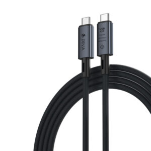 Cablu Date si Incarcare USB-C - USB-C DEVIA EC641, 240W, 1m, Negru