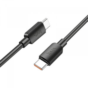 Cablu Date si Incarcare USB-C - USB-C HOCO X96, 100W, 1m, Negru