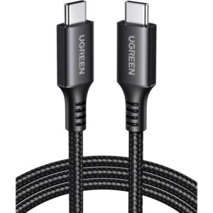 Cablu Date si Incarcare USB-C - USB-C UGREEN US567, 60W, 1m, Gri
