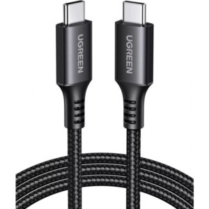 Cablu Date si Incarcare USB-C - USB-C UGREEN US567, 60W, 2m, Gri