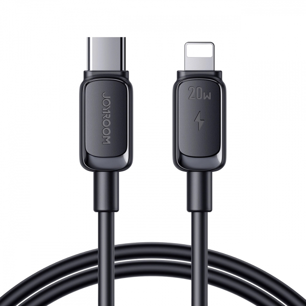 Cablu Date si Incarcare USB-C - Lightning Joyroom A14, 20W, 1.2m, Negru