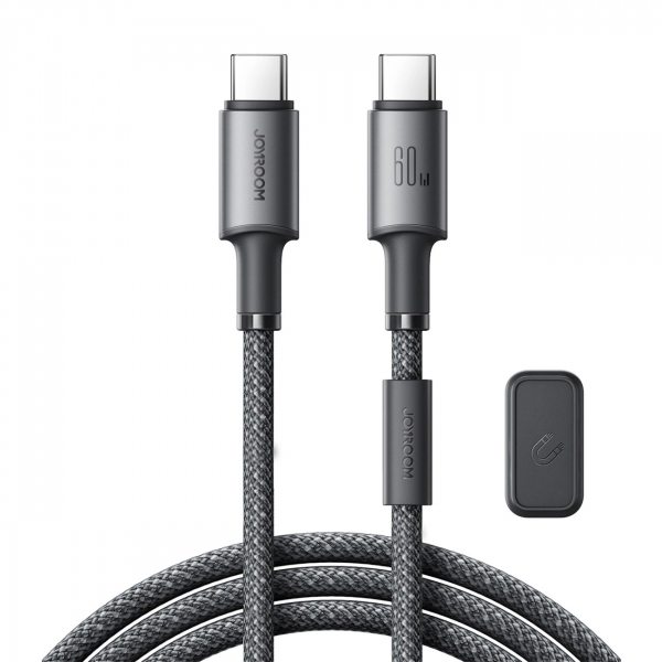 Cablu Date si Incarcare USB-C - USB-C Joyroom S-A50, 60W, 1.2m, Gri