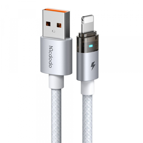 Cablu Date si Incarcare USB-A - Lightning McDodo CA-6912, 18W, 1.2m, Alb