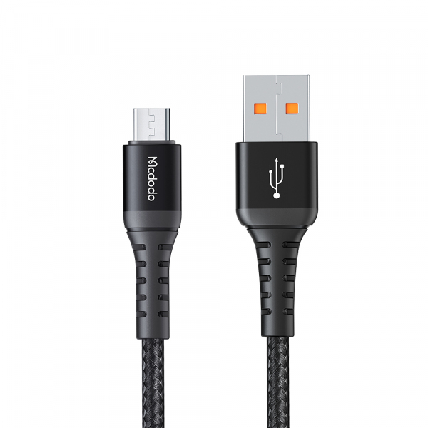 Cablu Date si Incarcare USB-A - microUSB McDodo CA-2281, 18W, 1m, Negru