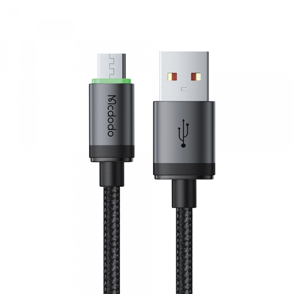 Cablu Date si Incarcare USB-A - microUSB McDodo CA-3990, 18W, 1m, Negru