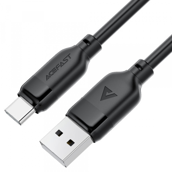 Cablu Date si Incarcare USB-A - USB-C Acefast C16-04, 18W, 1.2m, Negru