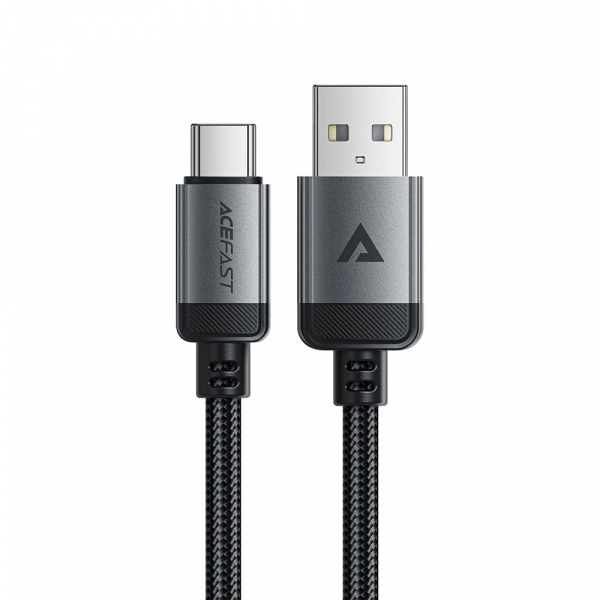 Cablu Date si Incarcare USB-A - USB-C Acefast C20-04, 18W, 1.2m, Negru