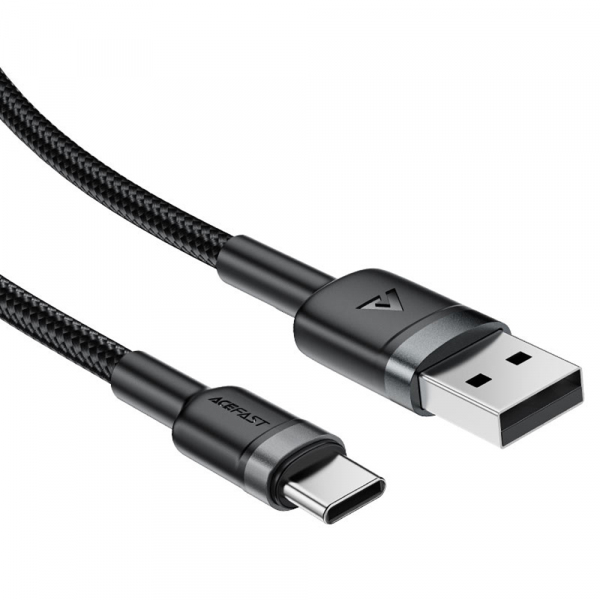 Cablu Date si Incarcare USB-A - USB-C Acefast C22-04, 18W, 1.2m, Negru