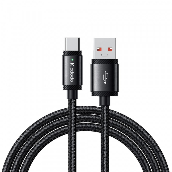 Cablu Date si Incarcare USB-A - USB-C McDodo CA-4730, 120W, 1.5m, Negru