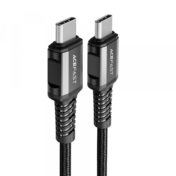 Cablu Date si Incarcare USB-C - USB-C Acefast C1-03, 60W, 1.2m, Negru