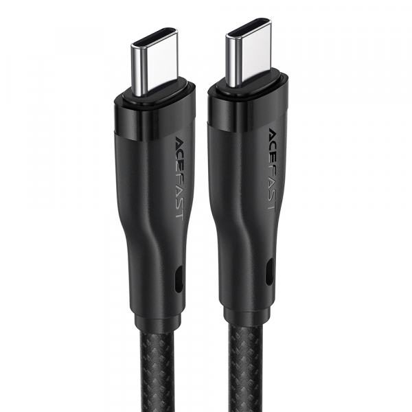 Cablu Date si Incarcare USB-C - USB-C Acefast C8-03, 60W, 1.2m, Negru