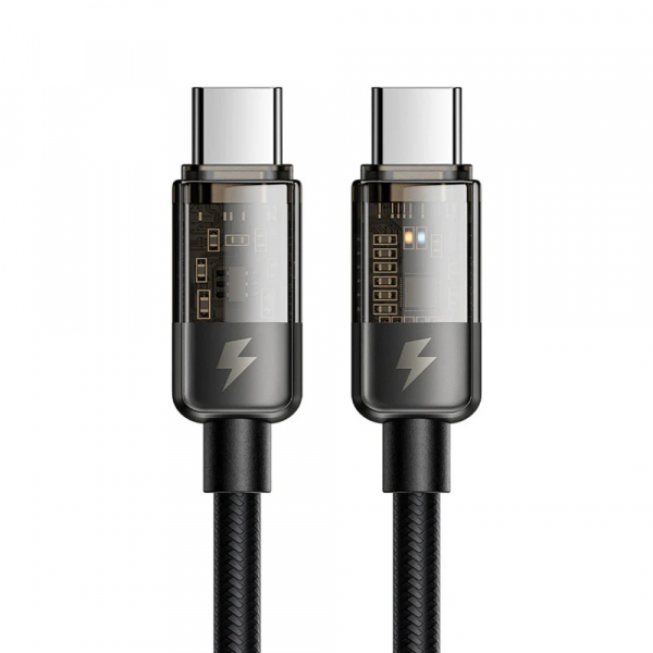 Cablu Date si Incarcare USB-C - USB-C McDodo CA-2840 Auto Power Off, 100W, 1.2m, Negru