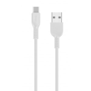 Cablu Date si Incarcare USB-A - USB-C HOCO Flash X20, 18W, 2m, Alb