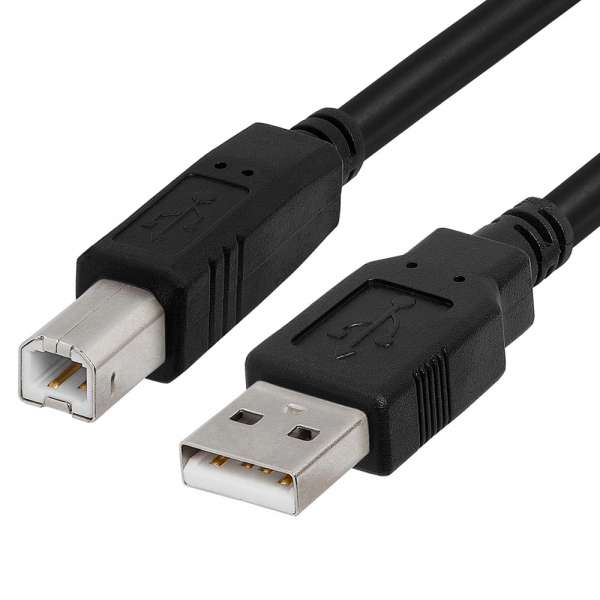 Cablu Imprimanta OEM, USB-A - USB-B, 1.5m, Negru