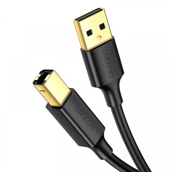 Cablu Imprimanta UGREEN US135, USB-A - USB-B, 1.5m, Negru