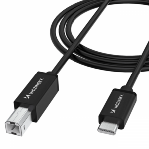 Cablu Imprimanta WZK WKDDY1S, USB-C - USB-B, 1m, Negru