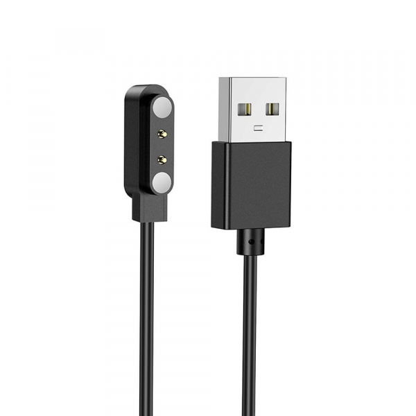 Cablu Incarcare pentru Smartwatch HOCO Y25, USB-A, Negru