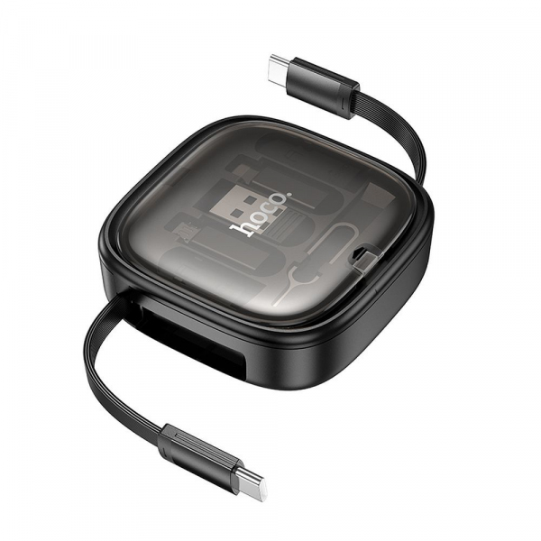 Cablu Date si Incarcare USB-C - USB-C HOCO U140, 60W, 0.95m, Negru