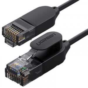 Cablu Retea UGREEN NW122, UTP, Cat6A, 5m, Negru