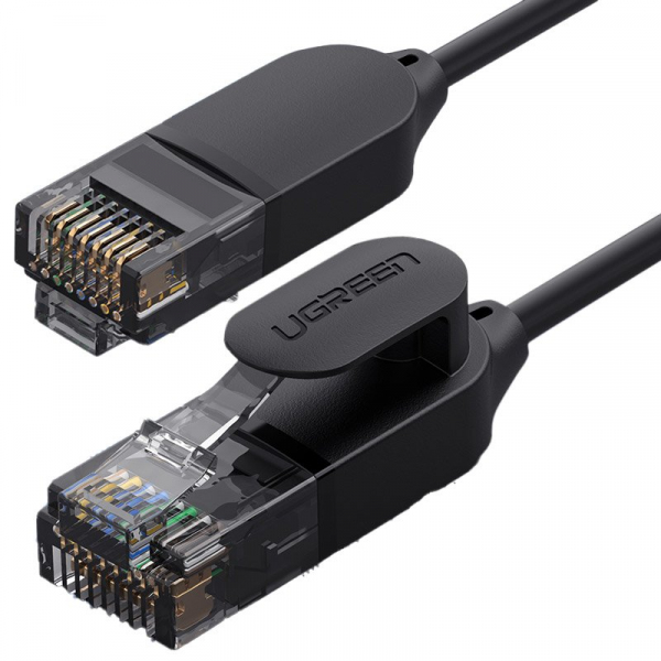 Cablu Retea UGREEN NW122, UTP, Cat6A, 5m, Negru