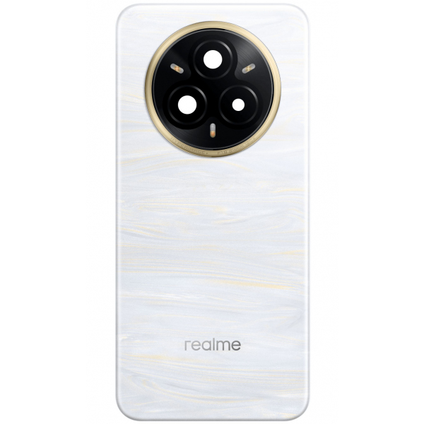 Capac Baterie Realme 14 Pro+, Alb (Pearl White), Service Pack 621033000452