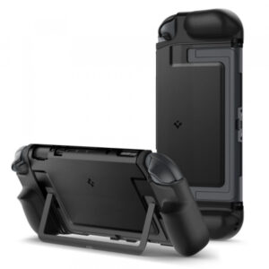 Carcasa Protectie Spigen Dual Grip pentru Consola Nintendo Switch 2, Neagra ACS09310