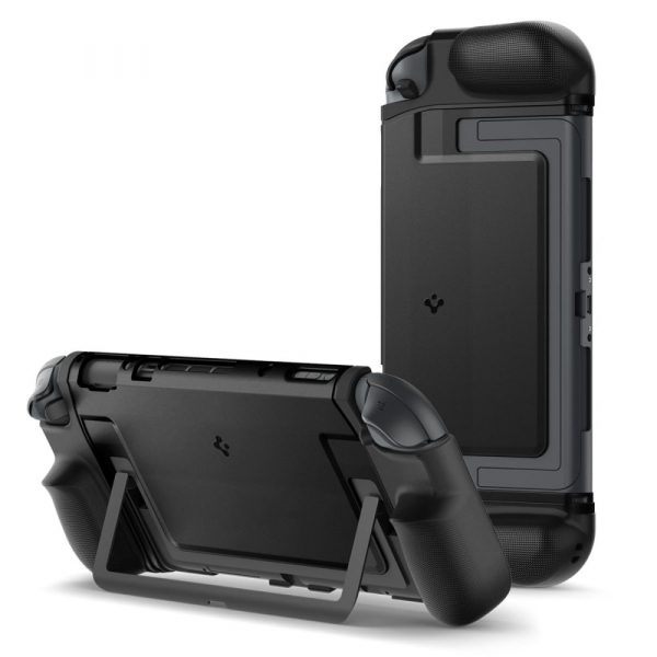 Carcasa Protectie Spigen Dual Grip pentru Consola Nintendo Switch 2, Neagra ACS09310
