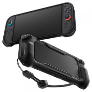 Carcasa Protectie Spigen Rugged Armor pentru Consola Nintendo Switch 2, Neagra ACS09075