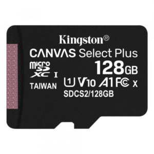 Card Memorie microSDXC Kingston Canvas Select Plus Android A1, 128Gb, Clasa 10 / UHS-1 U1 SDCS2/128GBSP