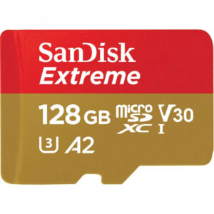 Card Memorie microSDXC SanDisk Extreme, 128Gb, Clasa 10 / UHS-1 U3 SDSQXAA-128G-GN6MN