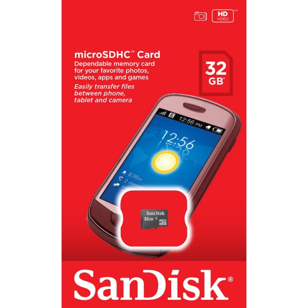 Card Memorie microSDHC SanDisk Ultra, 32Gb, Clasa 4