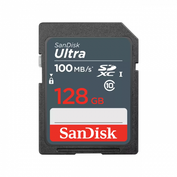 Card Memorie SDXC SanDisk Ultra, 128Gb, Clasa 10 SDSDUNR-128G-GN3IN