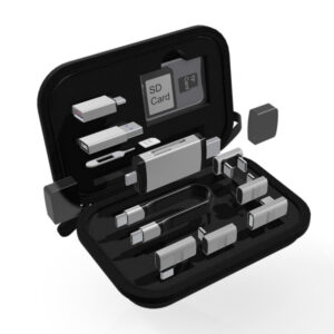Cititor Card USB / USB-C OEM OmniLink Pro-003 Travel, 10in1, Gri