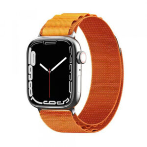 Curea Dama Techsuit W037 pentru Apple Watch 42mm / 41mm / 40mm / 38mm Series, Portocalie