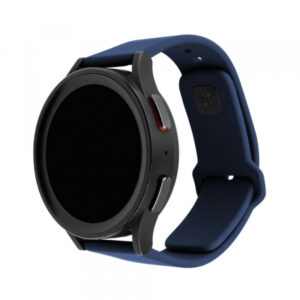 Curea Fixed Silicone Sporty pentru Samsung Galaxy Watch / Huawei Watch Series, 20mm, Albastra