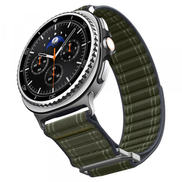 Curea Spigen WBF0 pentru Samsung Galaxy Watch9 / Watch8 / Watch8 Classic Series, Verde AMP10154