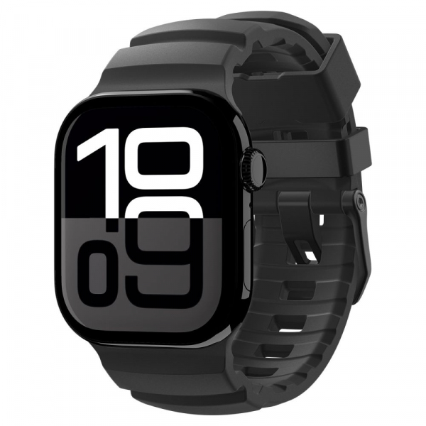 Curea Spigen WBS2 pentru Apple Watch 49mm / 46mm / 45mm / 44mm Series, Neagra AMP10508
