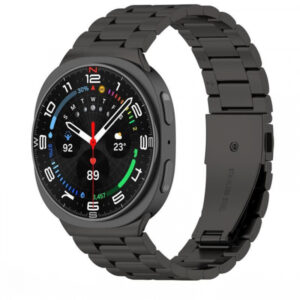 Curea Tech-Protect Stainless pentru Samsung Galaxy Watch8 / Watch8 Classic Series, Neagra