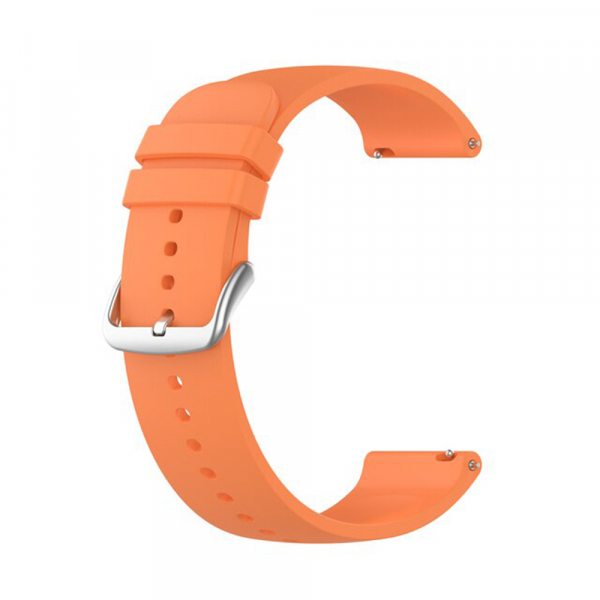 Curea Techsuit W001 pentru Samsung Galaxy Watch / Huawei Watch Series, 20mm, Portocalie