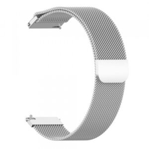 Curea Techsuit W009 pentru Huawei Watch / Garmin Watch Series, 18mm, Argintie