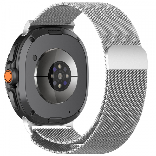Curea Techsuit W009 pentru Samsung Galaxy Watch9 / Watch8 / Watch8 Classic Series, Argintie