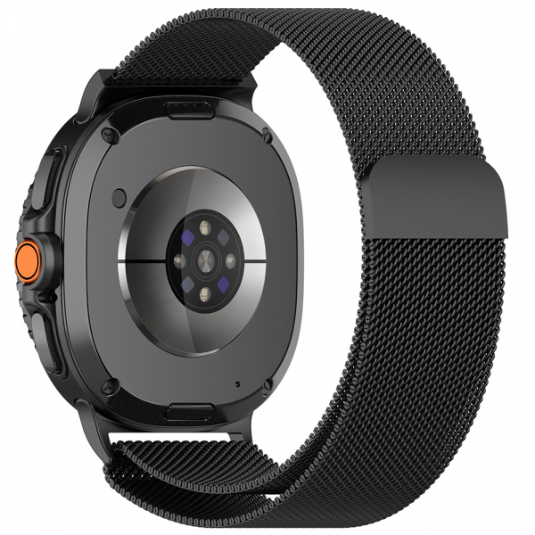 Curea Techsuit W009 pentru Samsung Galaxy Watch9 / Watch8 / Watch8 Classic Series, Neagra