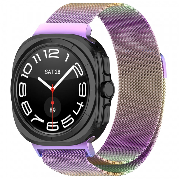 Curea Techsuit W009 pentru Samsung Galaxy Watch Ultra Series, Mov