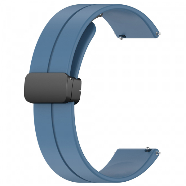 Curea Techsuit W011 pentru Huawei Watch / Garmin Watch Series, 18mm, Albastra