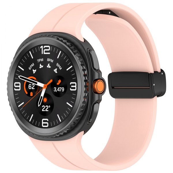 Curea Techsuit W011 pentru Samsung Galaxy Watch9 / Watch8 / Watch8 Classic Series, Roz