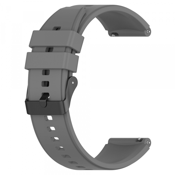 Curea Techsuit W026 pentru Samsung Galaxy Watch / Huawei Watch Series, 20mm, Gri