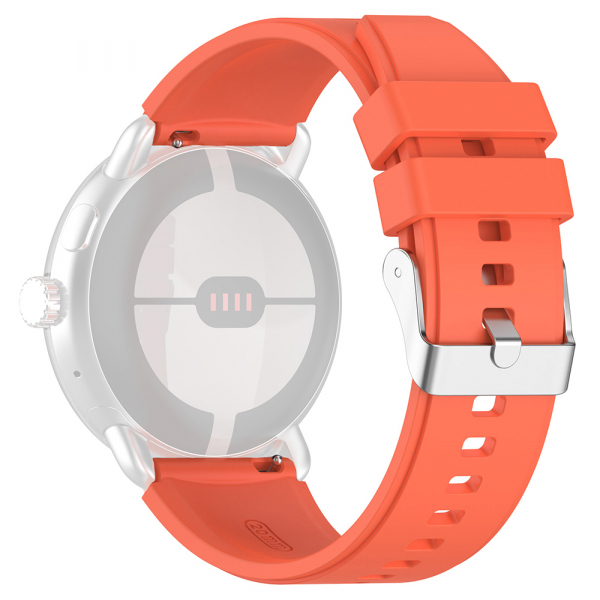 Curea Techsuit W026 pentru Samsung Galaxy Watch / Huawei Watch Series, 20mm, Portocalie