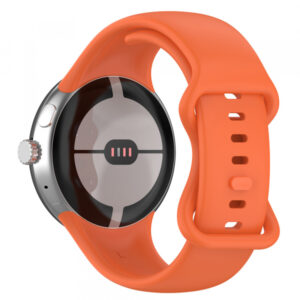 Curea Techsuit W031 pentru Google Pixel Watch 4 41mm / Watch 3 41mm / Watch 2 / Watch, Portocalie